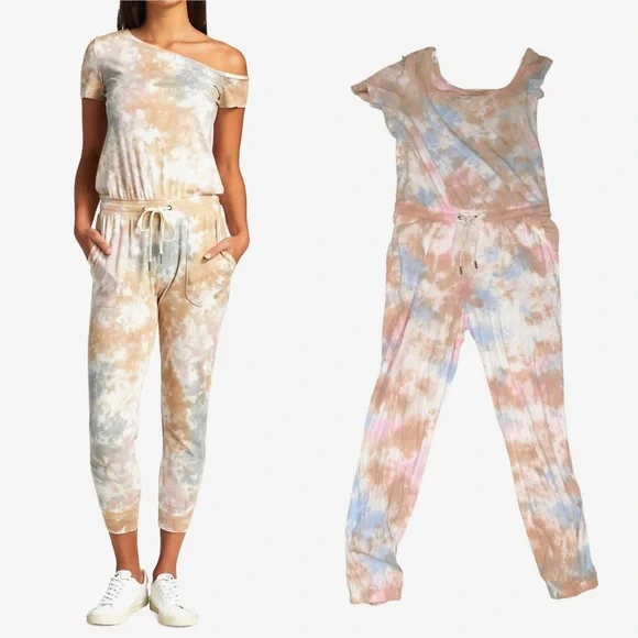 NWT N:Philanthropy Britton Tie Dye Jumpsuit - Picture 2 of 10